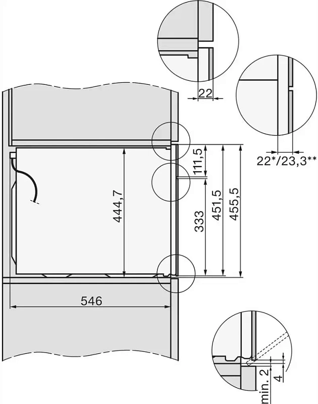 Компактный духовой шкаф с СВЧ Miele H7440 BMX Pearlbeige