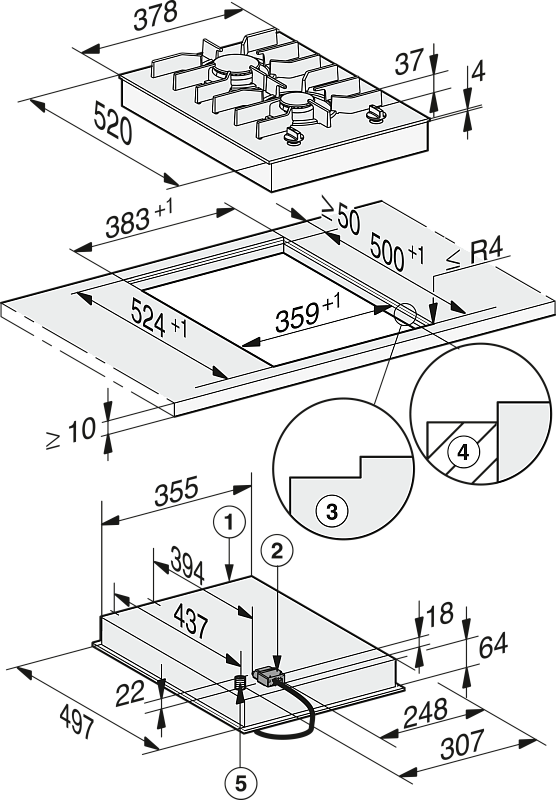 Варочная панель Miele CS 7102-1 FL